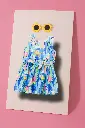 Summer Blue Floral Frock
